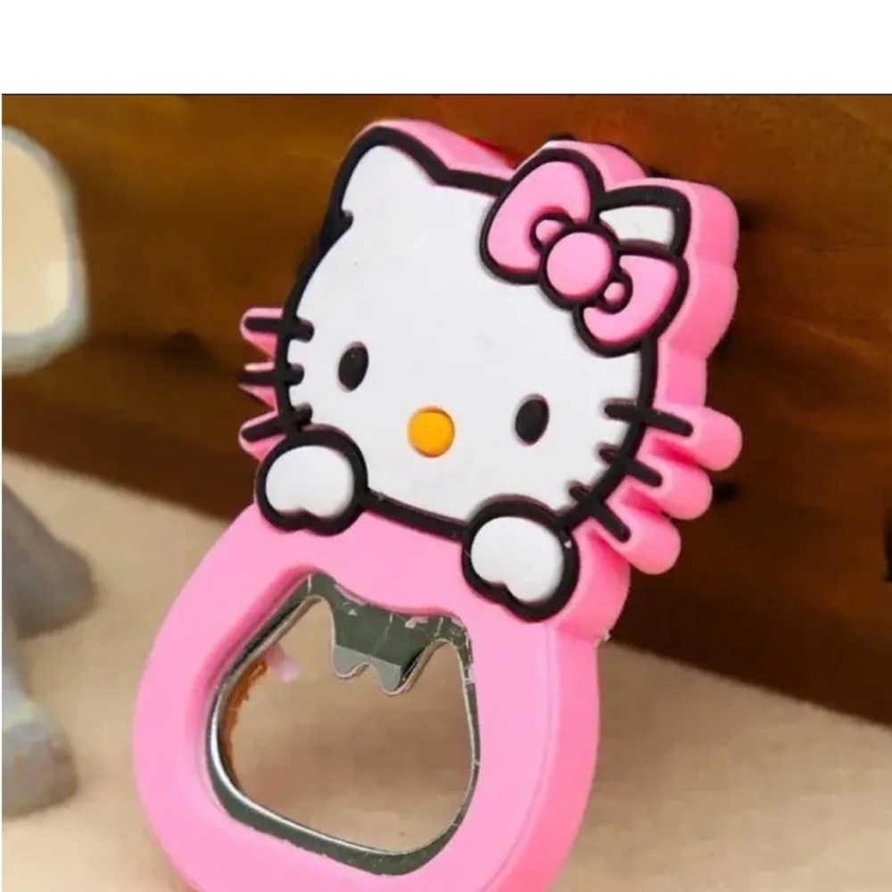 Hello Kitty Pink Bottle Opener